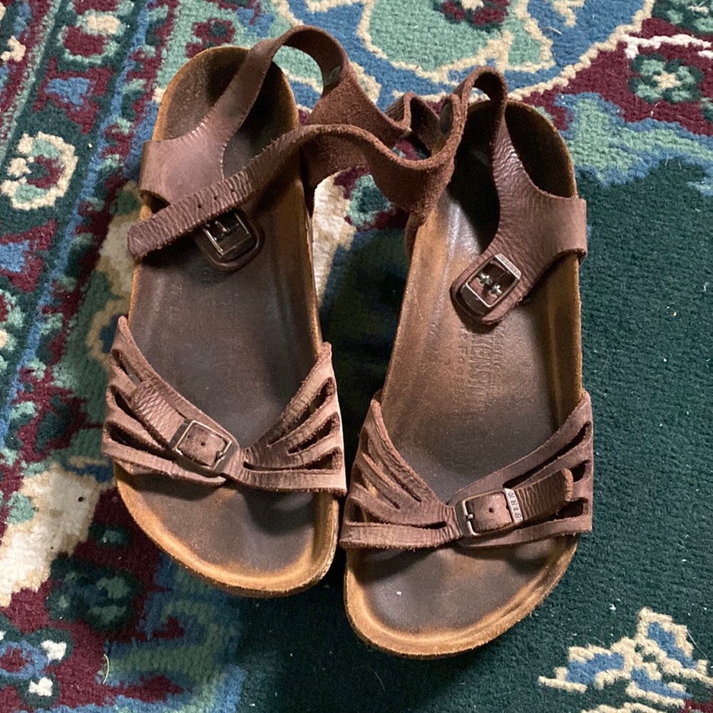 Birkenstock 37 w/ ankle strap